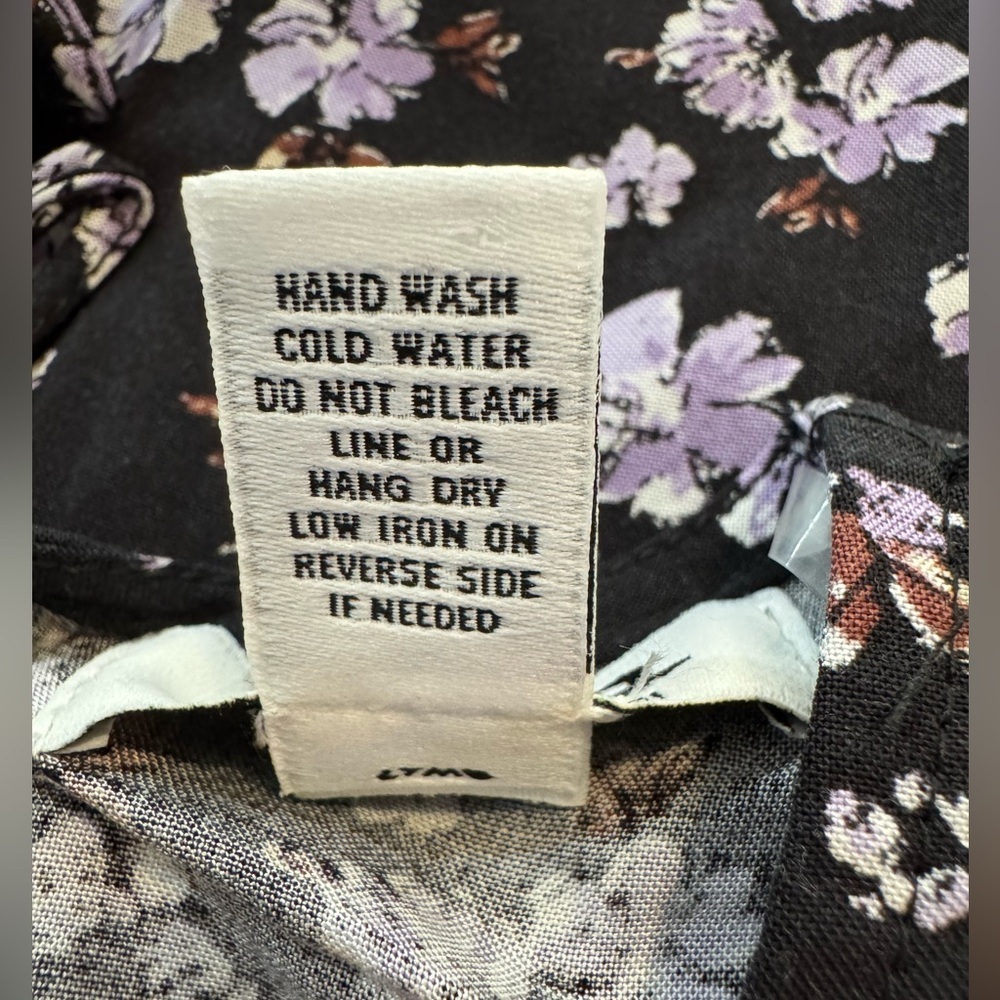 RSQ Floral Open Back Short Dress - BLACK Size XXS - Picture 8 of 11